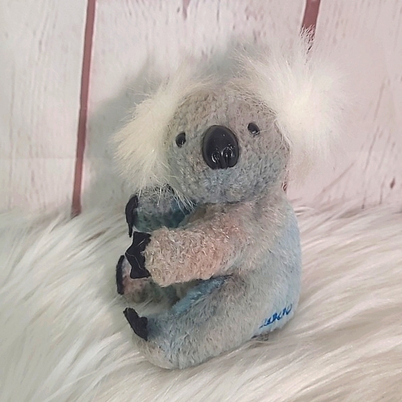 Y2K 2000 Avon Koala Plush Stuffed Animal Keychain Collectible Purse Charm 4 Inch - Picture 1 of 16